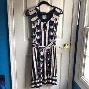 Anthropologie Maeve Sennebec Jersey Knit Dress L